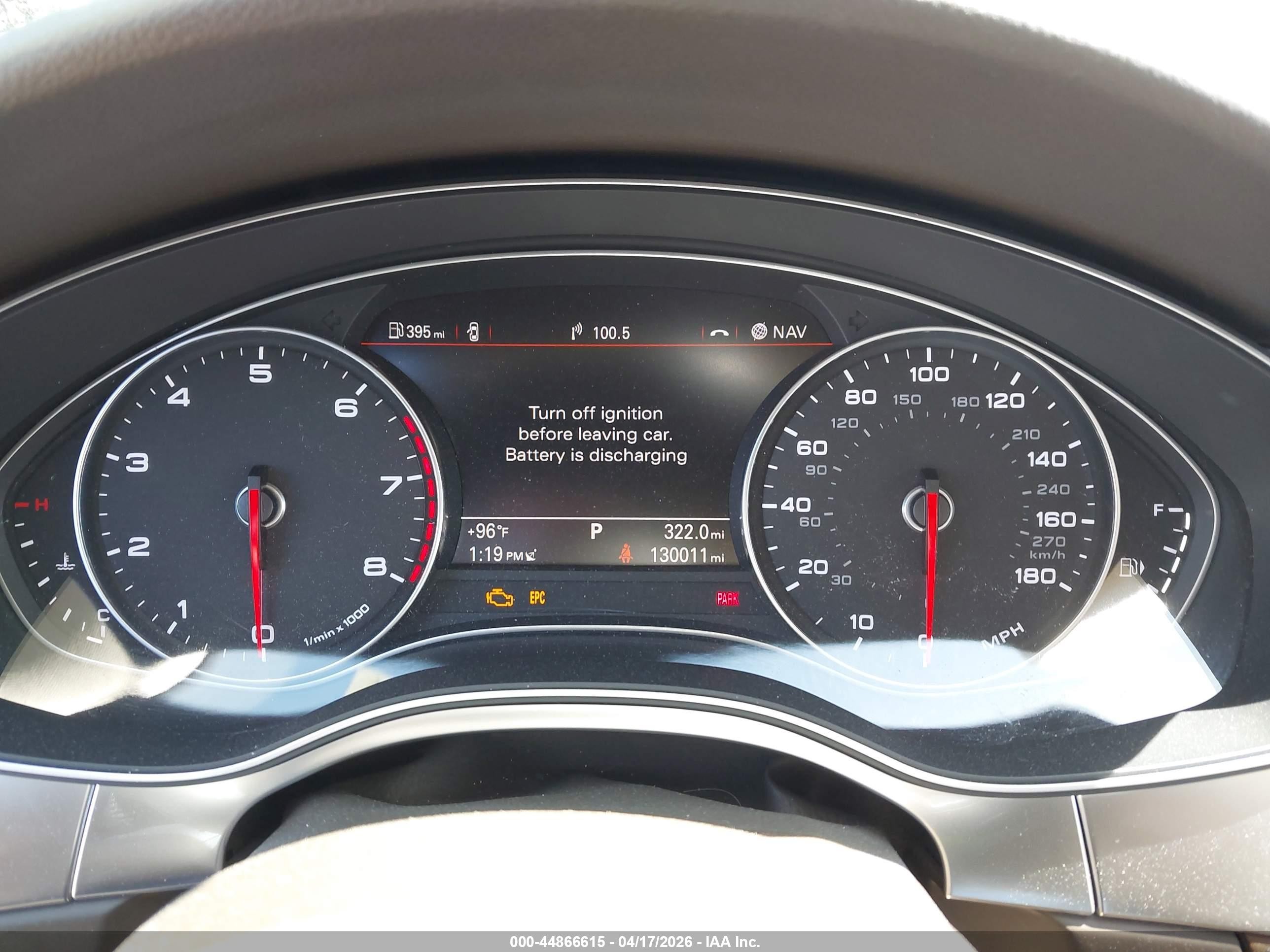 2015 Audi A6 3.0t Premium Plus Black vin: WAUFGAFC9FN019121