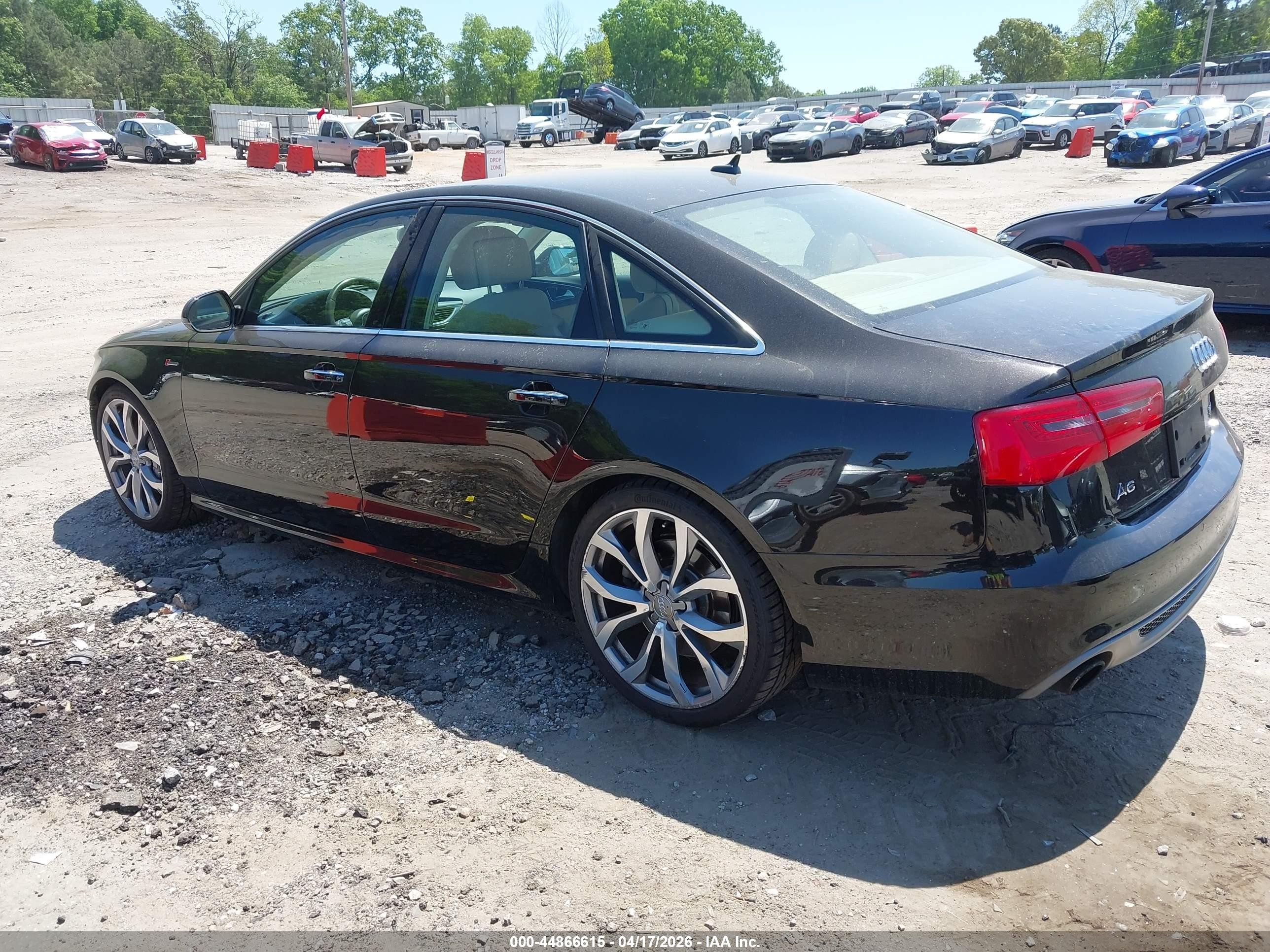 2015 Audi A6 3.0t Premium Plus Black vin: WAUFGAFC9FN019121
