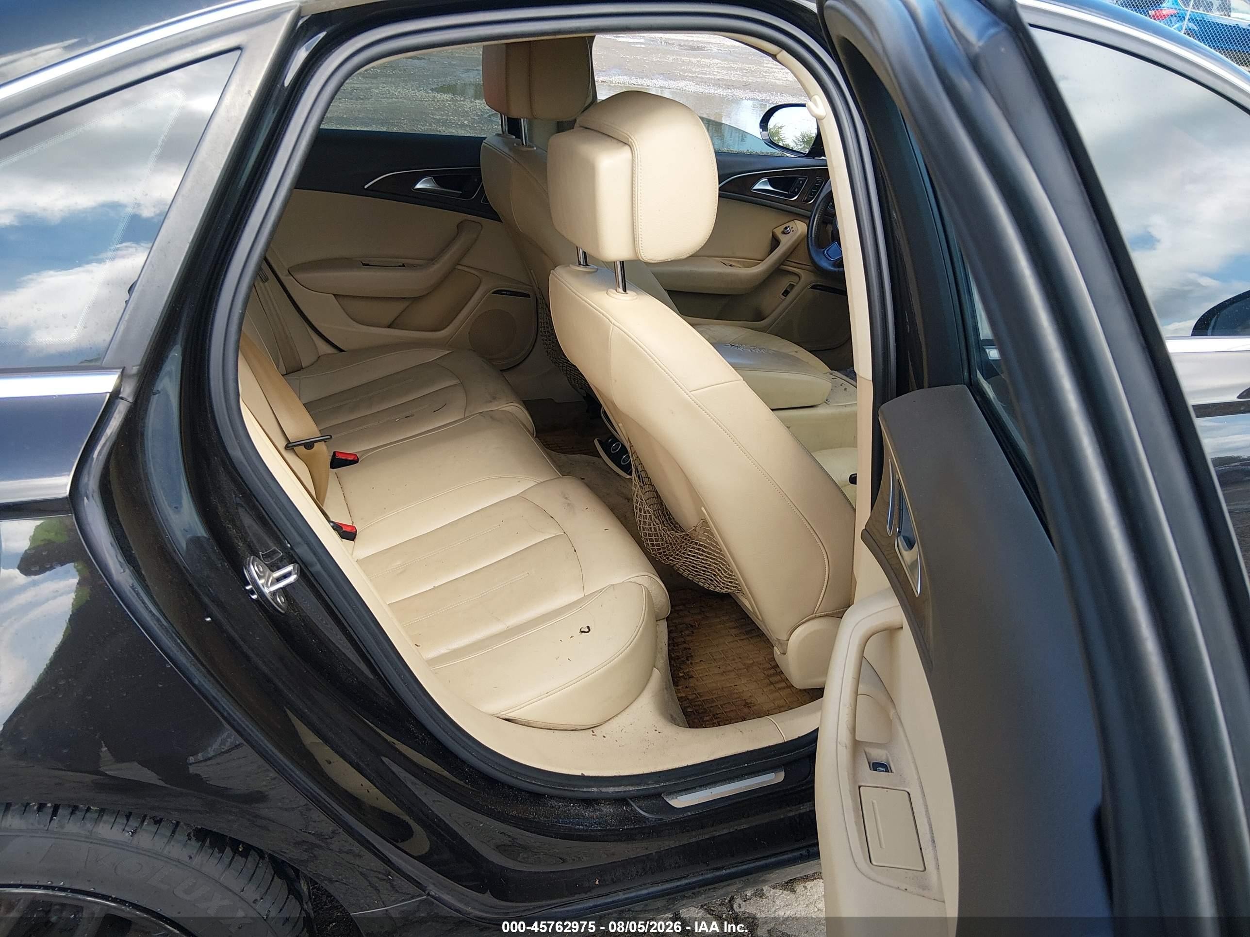2014 Audi A6 3.0t Premium Plus Black vin: WAUFGAFCXEN015836