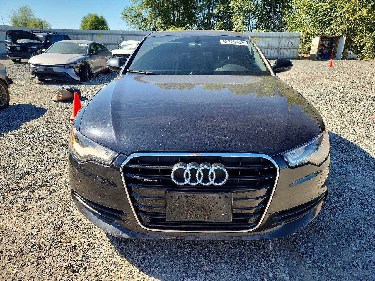 2014 Audi A6 Premium Plus Black vin: WAUFGAFCXEN079097