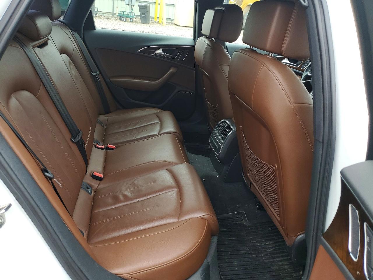 2015 Audi A6 Premium Plus White vin: WAUFGAFCXFN004062