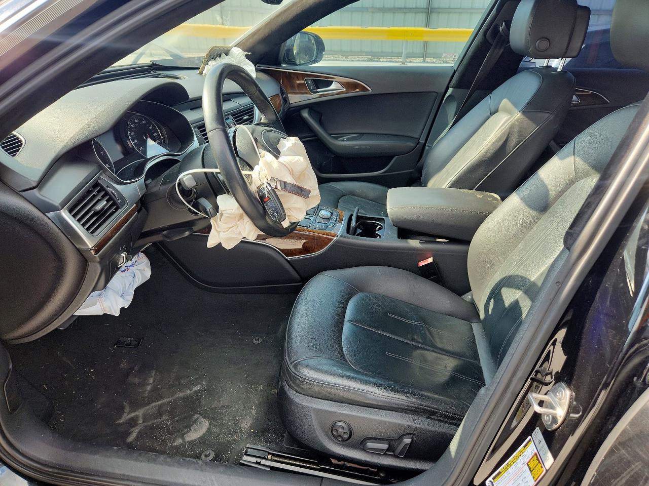 2015 Audi A6 Premium Plus Black vin: WAUFGAFCXFN004191