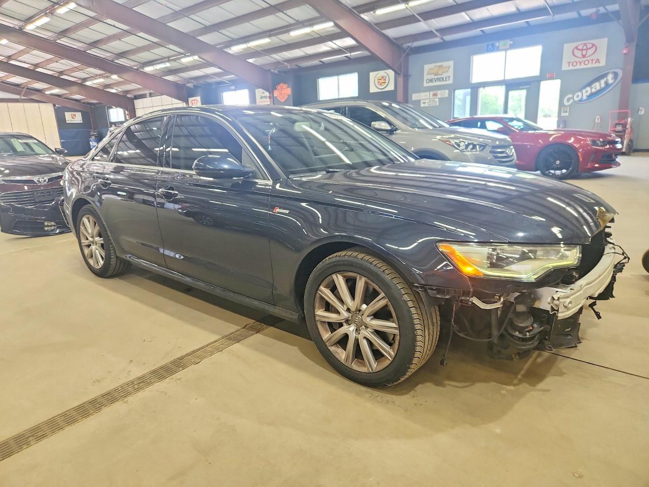 2015 Audi A6 Premium Plus Blue vin: WAUFGAFCXFN029611