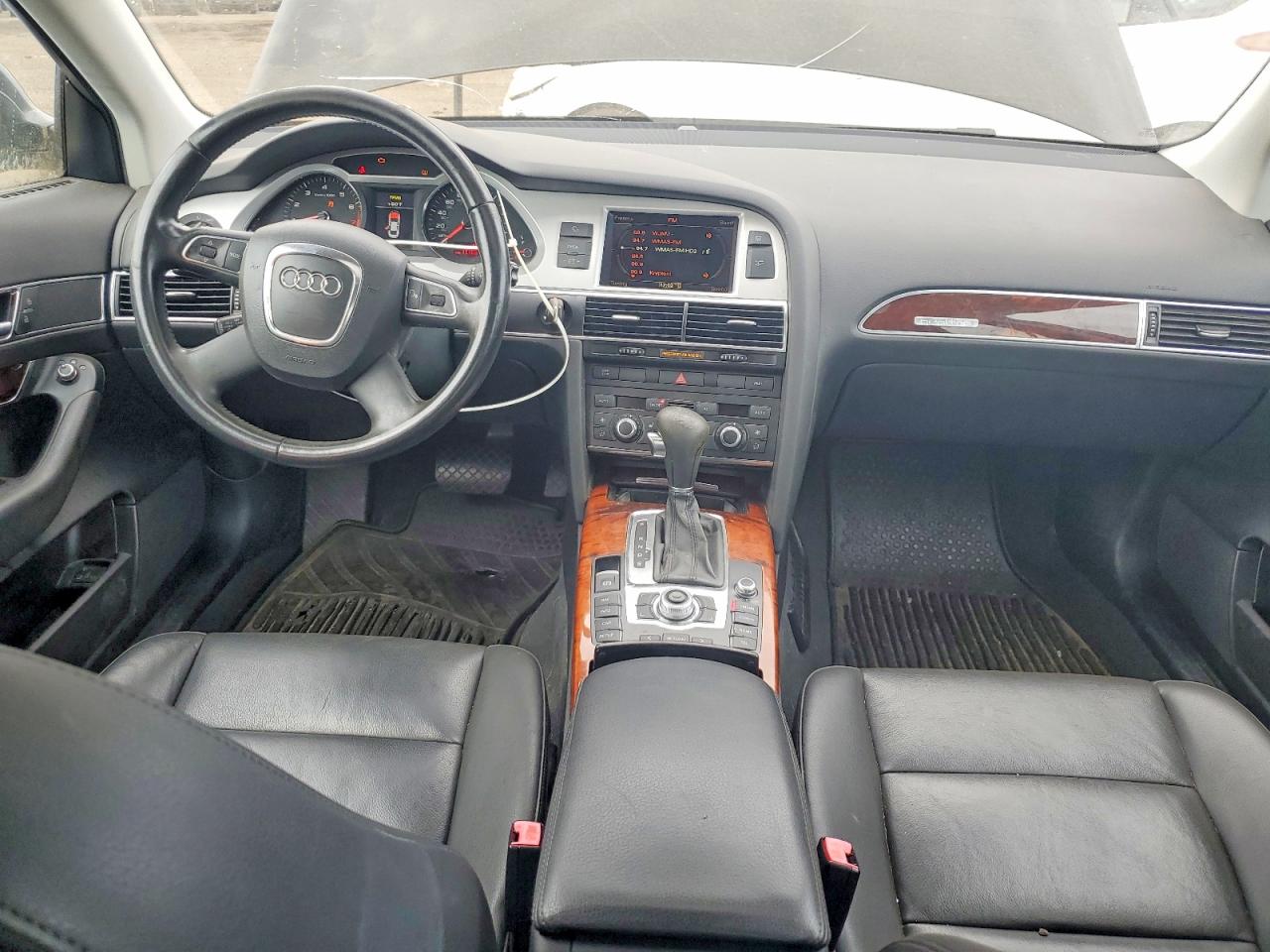 2011 Audi A6 Black vin: WAUFGBFB3BN029408