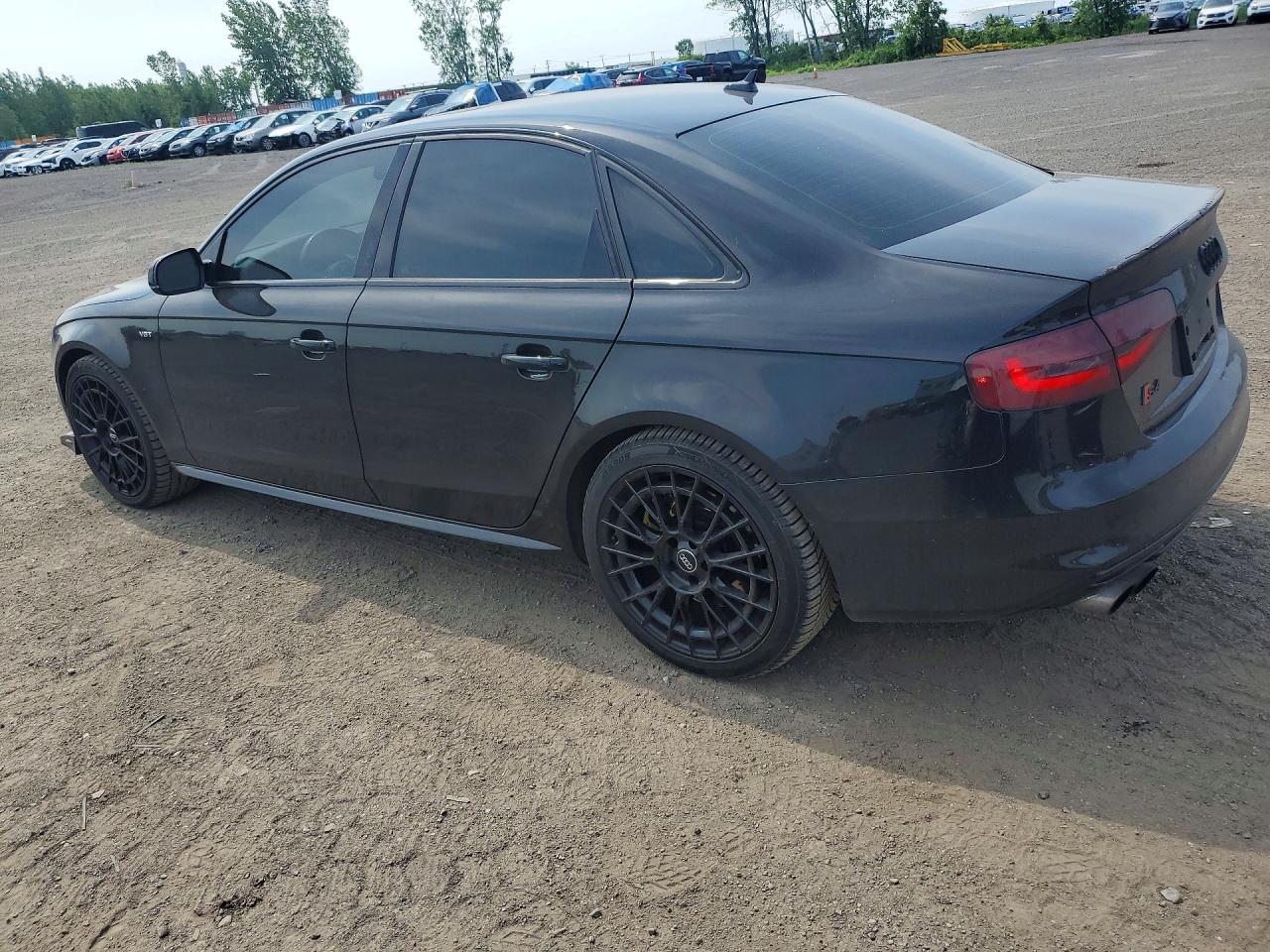 2014 Audi S4 Black vin: WAUFGCFL4EA151639