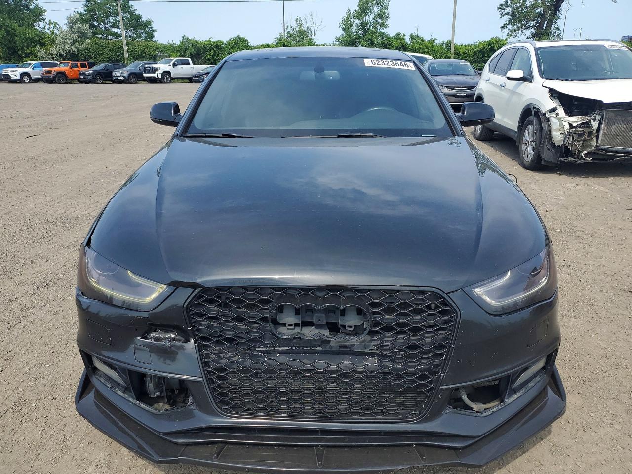 2014 Audi S4 Black vin: WAUFGCFL4EA151639