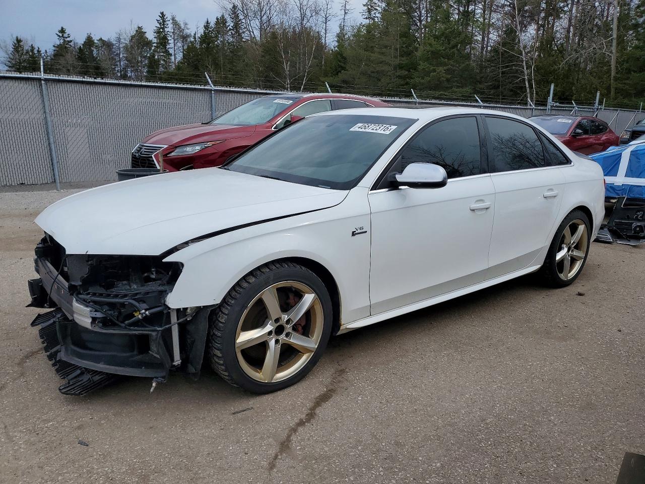 2011 Audi S4 Premium White vin: WAUFGCFL7BA090203