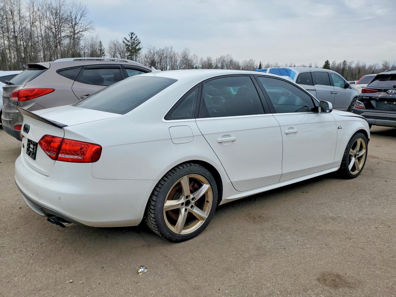 2011 Audi S4 Premium White vin: WAUFGCFL7BA090203