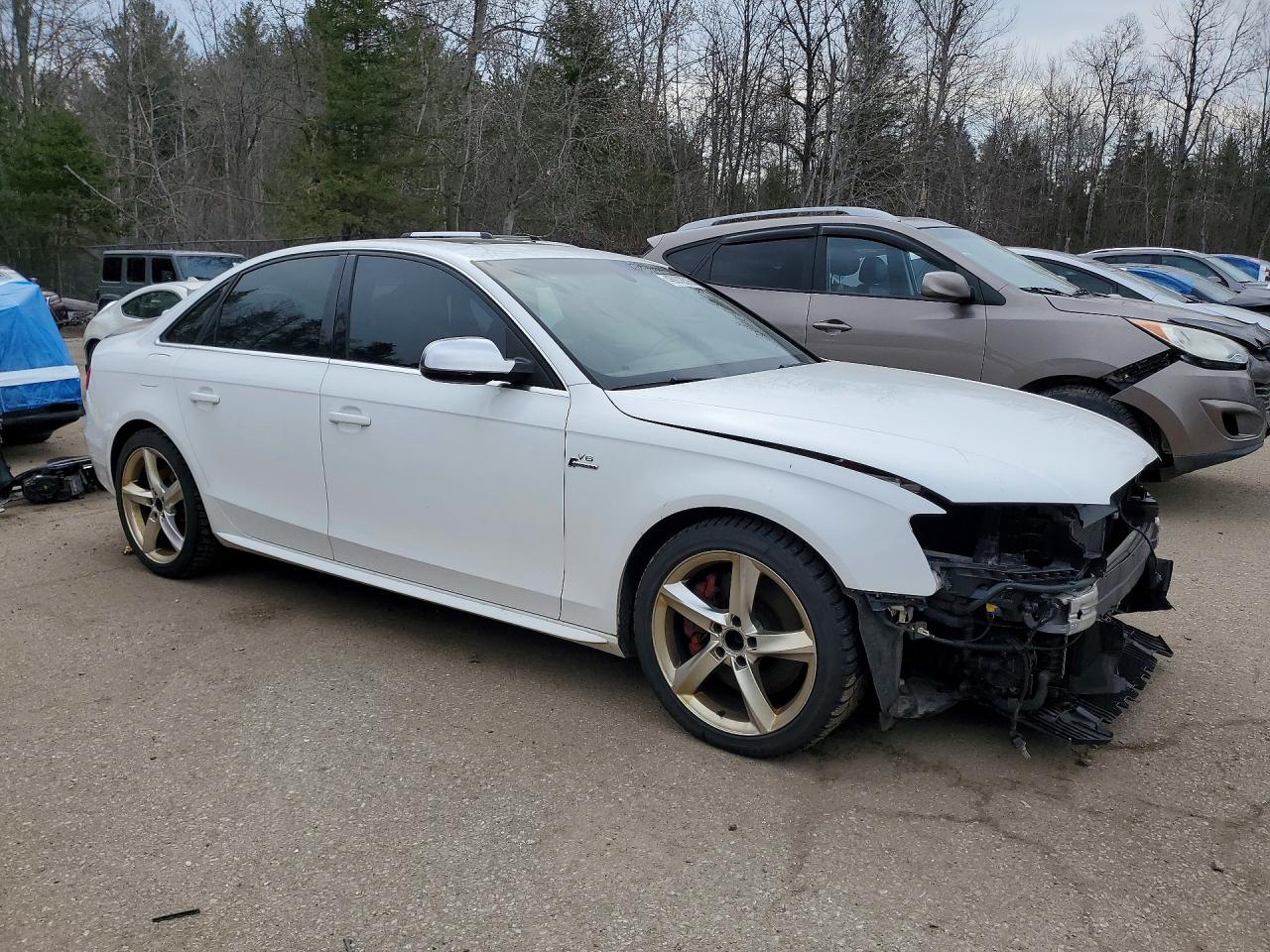 2011 Audi S4 Premium White vin: WAUFGCFL7BA090203