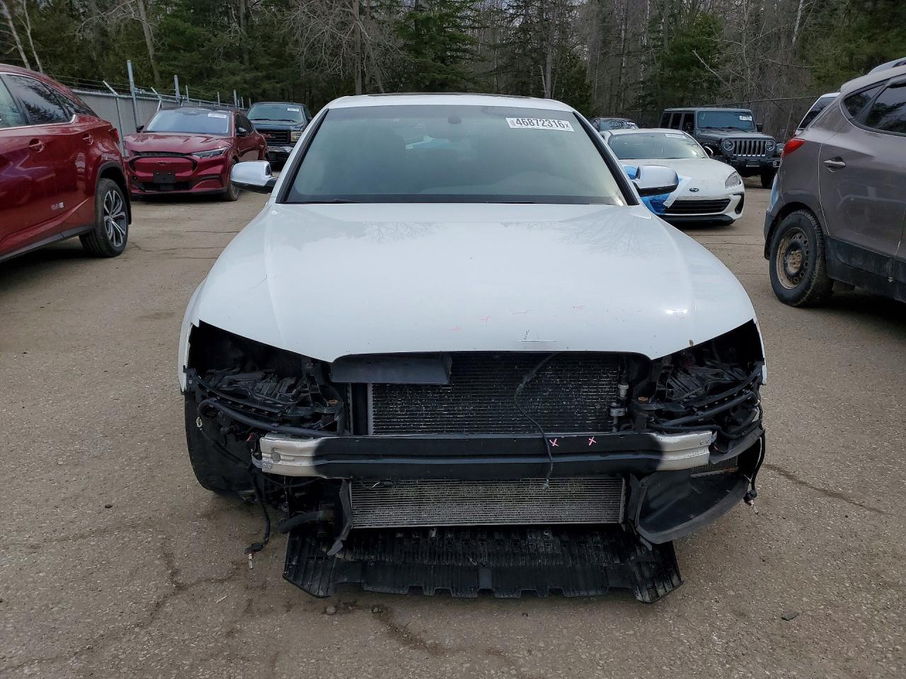 2011 Audi S4 Premium White vin: WAUFGCFL7BA090203