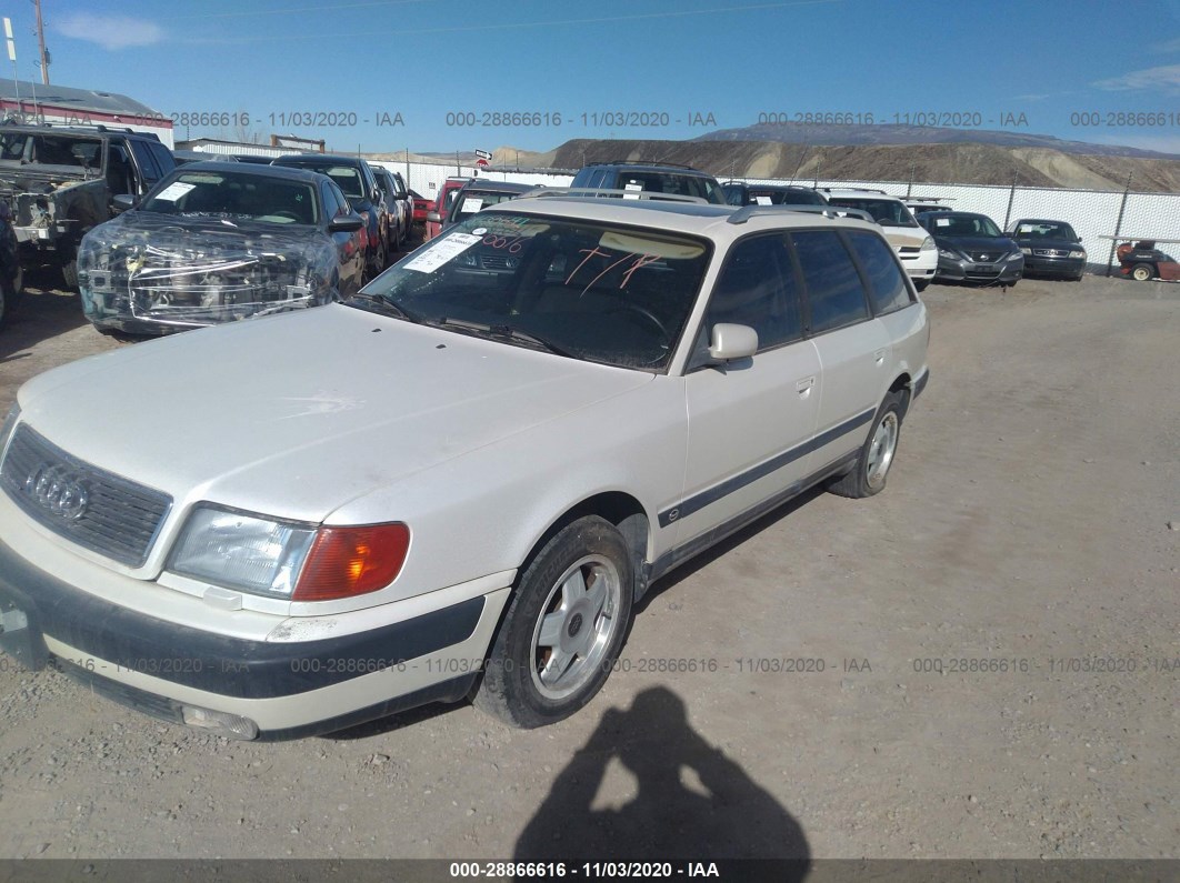1994 Audi 100 Cs Quattro White vin: WAUFK84A8RN041057
