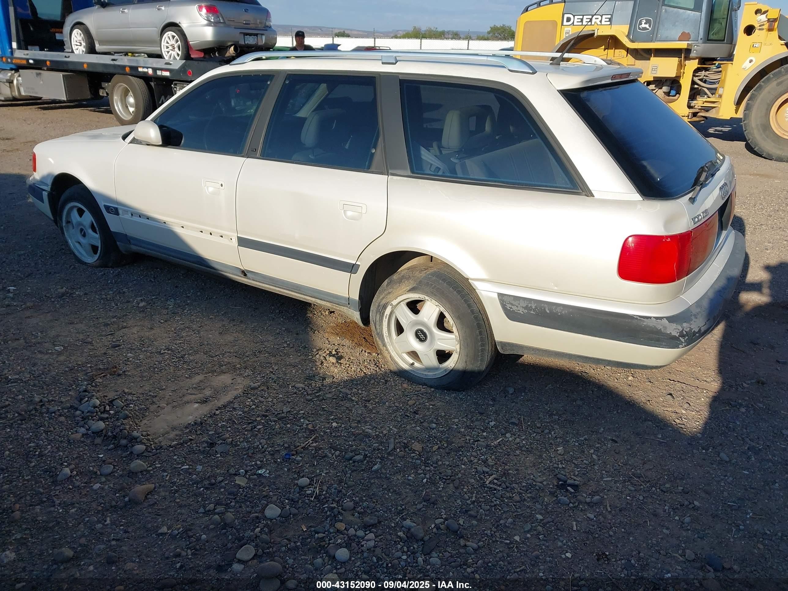 1994 Audi 100 Cs Quattro White vin: WAUFK84A8RN041057
