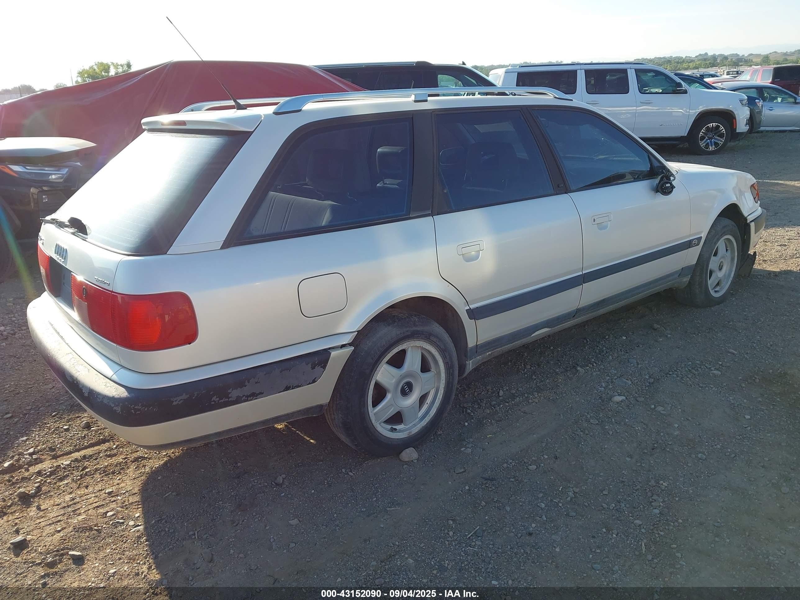 1994 Audi 100 Cs Quattro White vin: WAUFK84A8RN041057