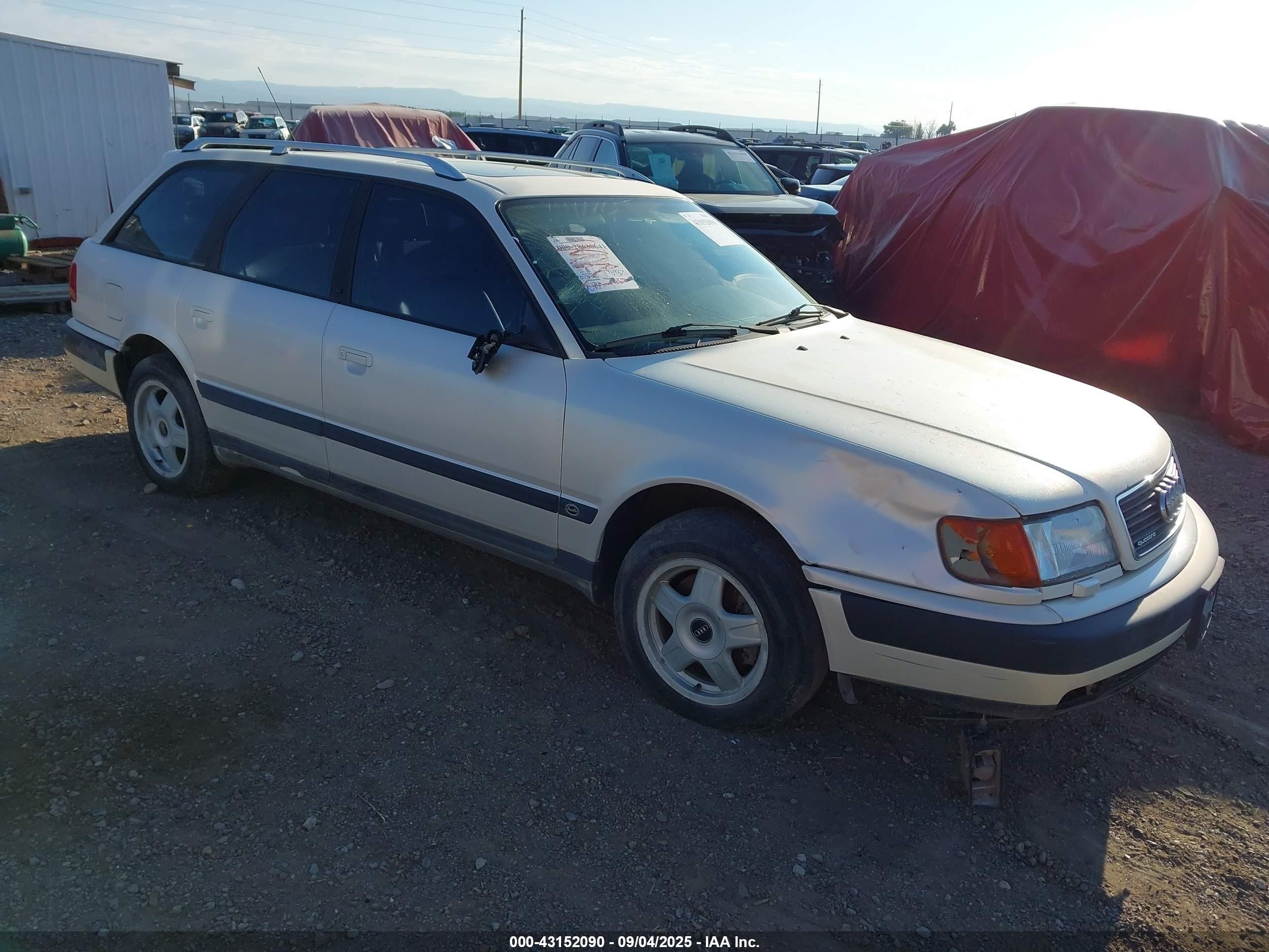 1994 Audi 100 Cs Quattro White vin: WAUFK84A8RN041057