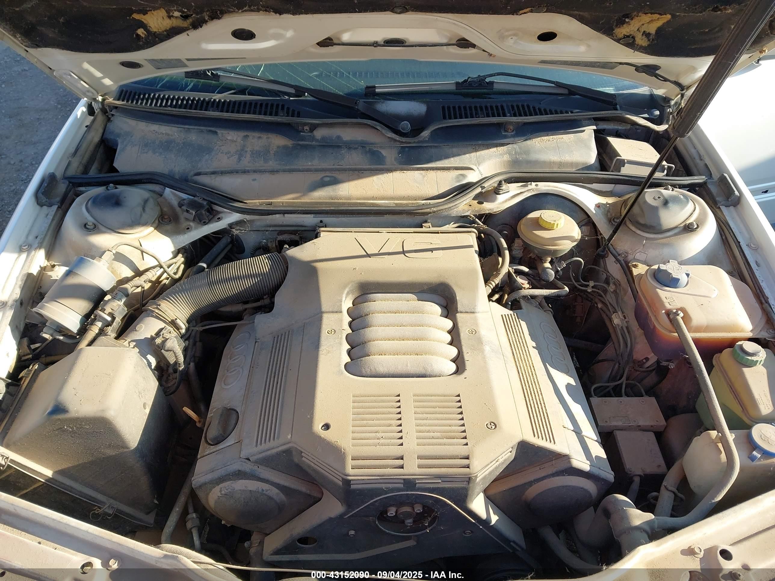 1994 Audi 100 Cs Quattro White vin: WAUFK84A8RN041057