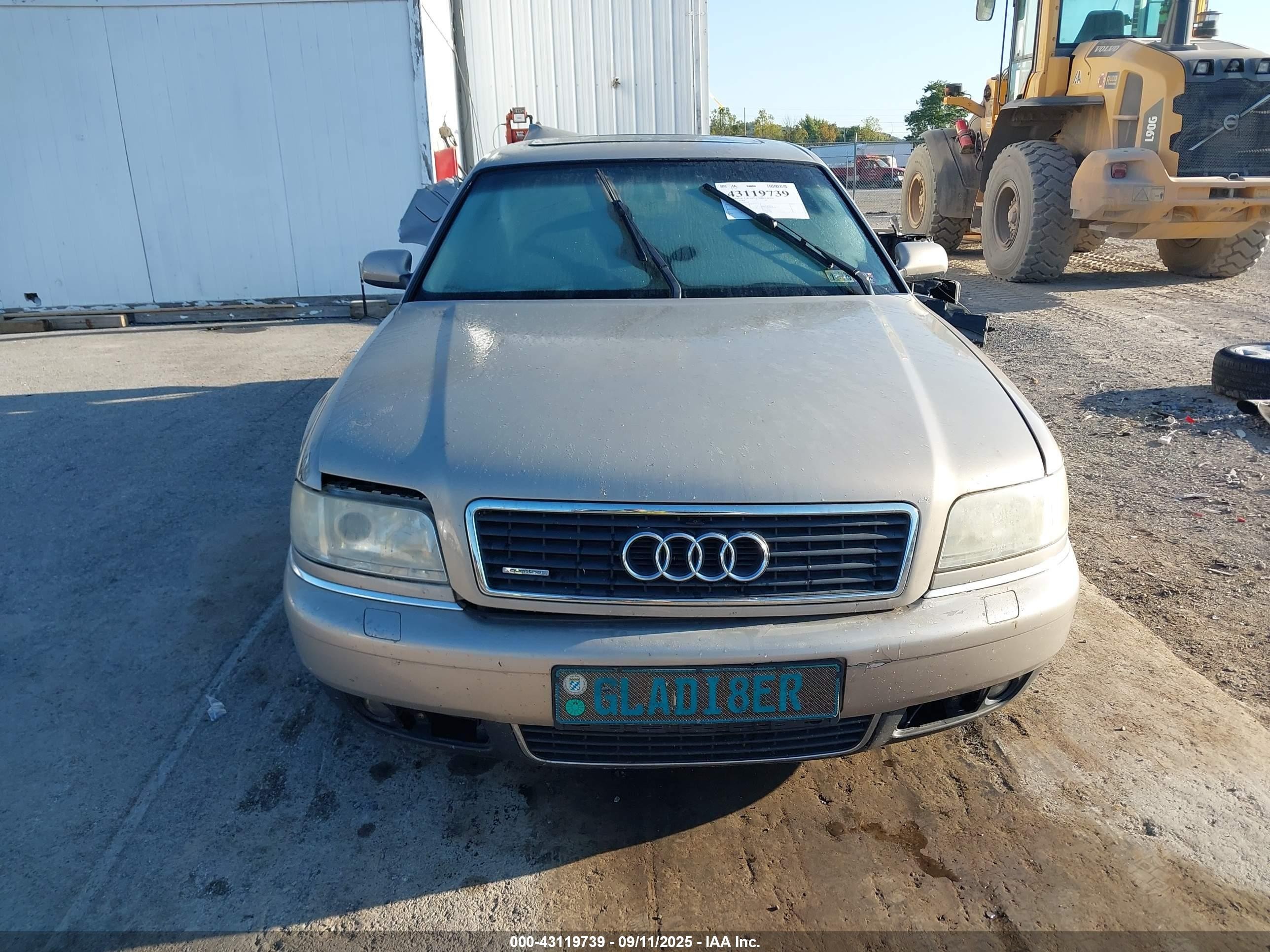 2000 Audi A8 4.2/4.2 (a5) Champagne vin: WAUFL54D6YN001418
