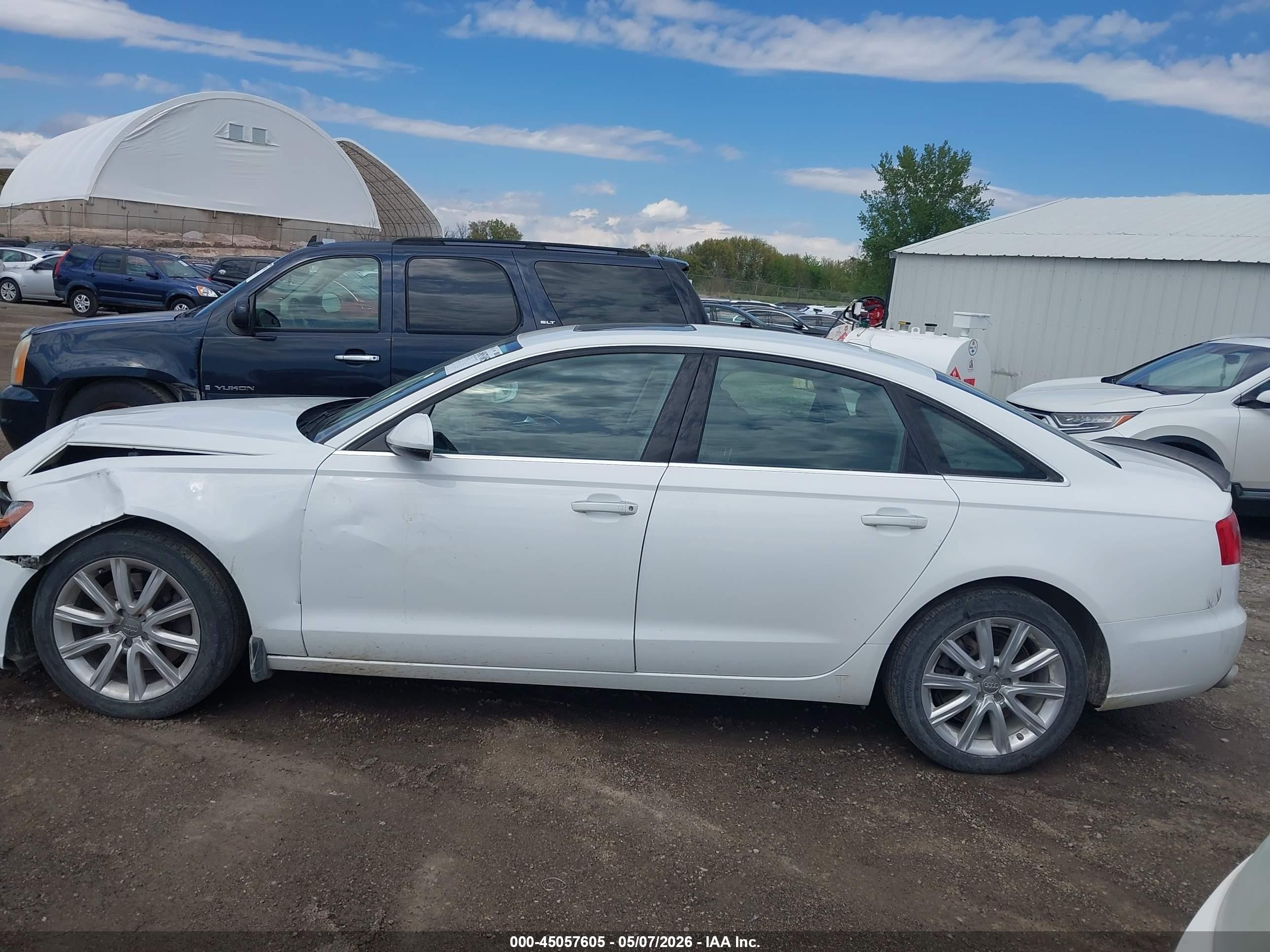 2014 Audi A6 3.0 Tdi Premium Plus White vin: WAUFMAFC0EN086844
