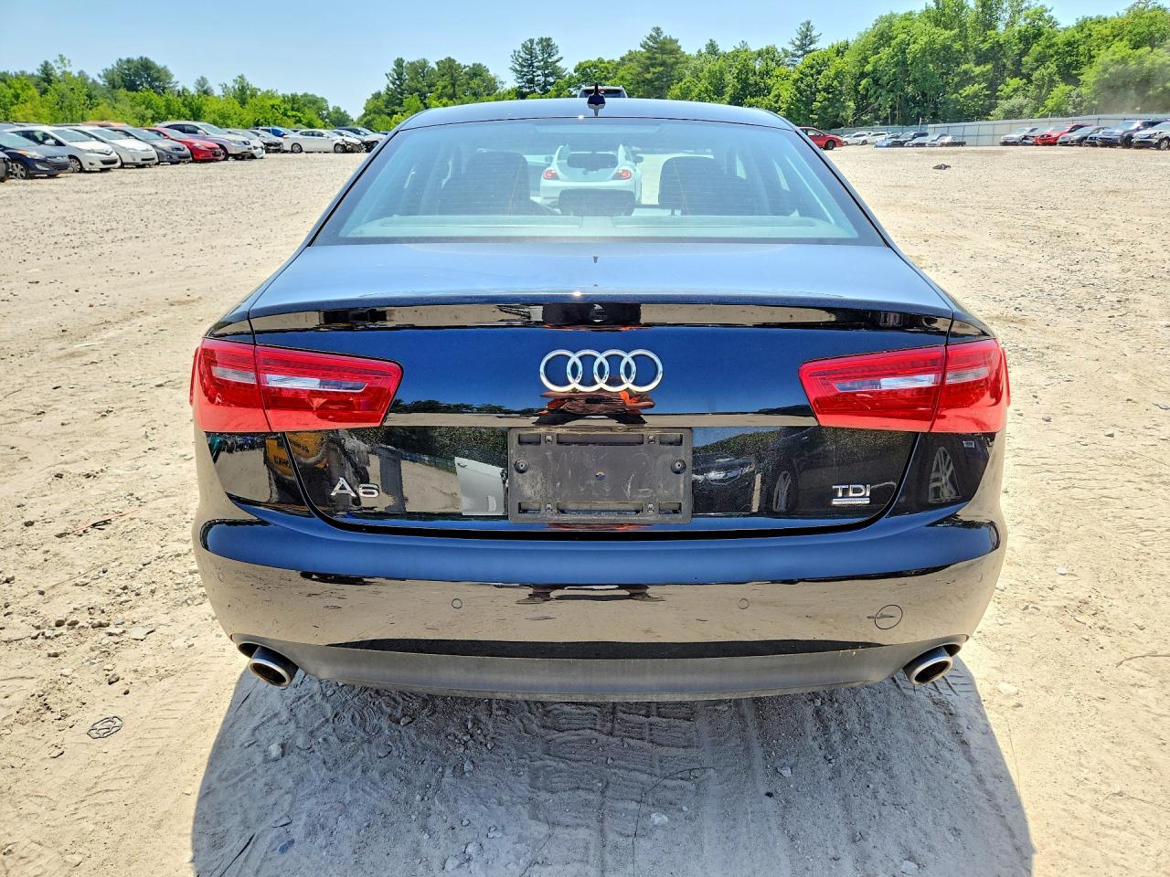 2014 Audi A6 Premium Plus Black vin: WAUFMAFC0EN106896