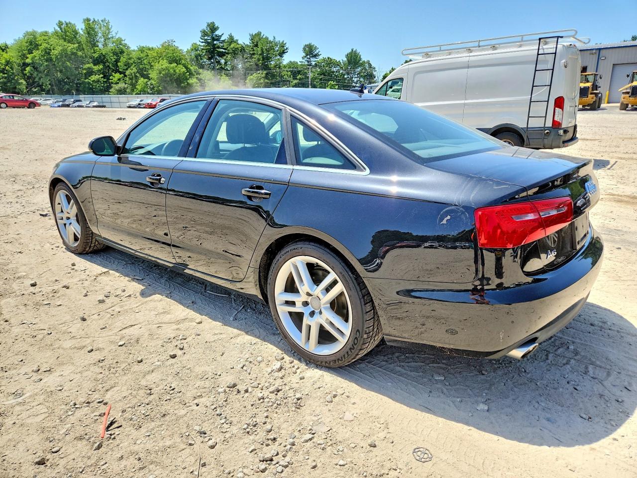 2014 Audi A6 Premium Plus Black vin: WAUFMAFC0EN106896