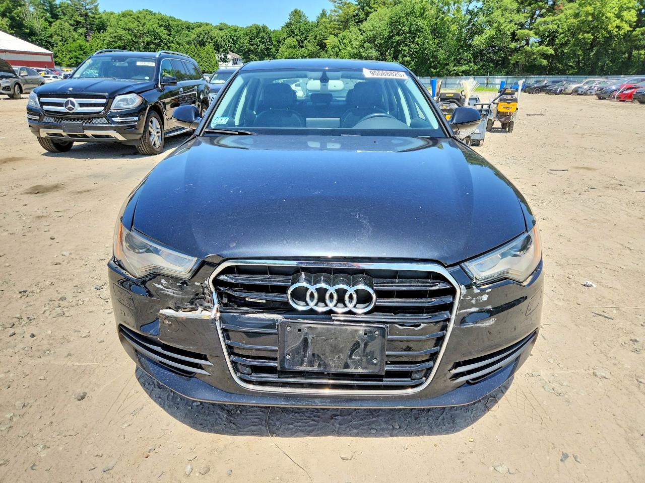 2014 Audi A6 Premium Plus Black vin: WAUFMAFC0EN106896