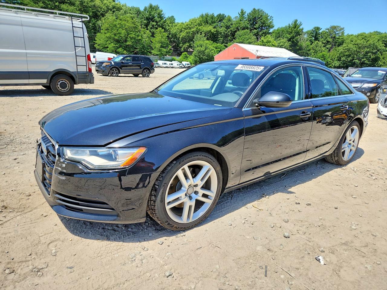 2014 Audi A6 Premium Plus Black vin: WAUFMAFC0EN106896
