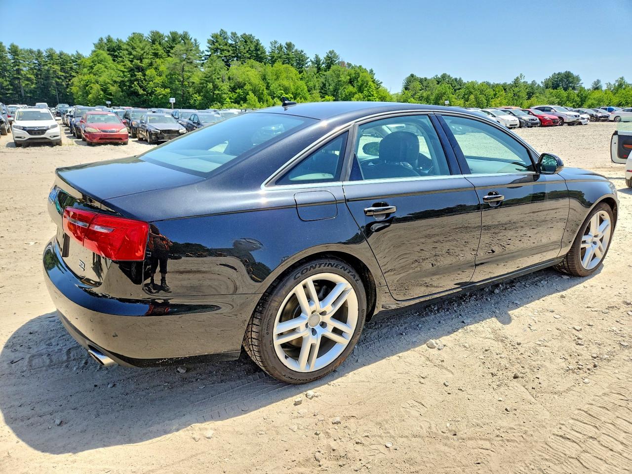2014 Audi A6 Premium Plus Black vin: WAUFMAFC0EN106896
