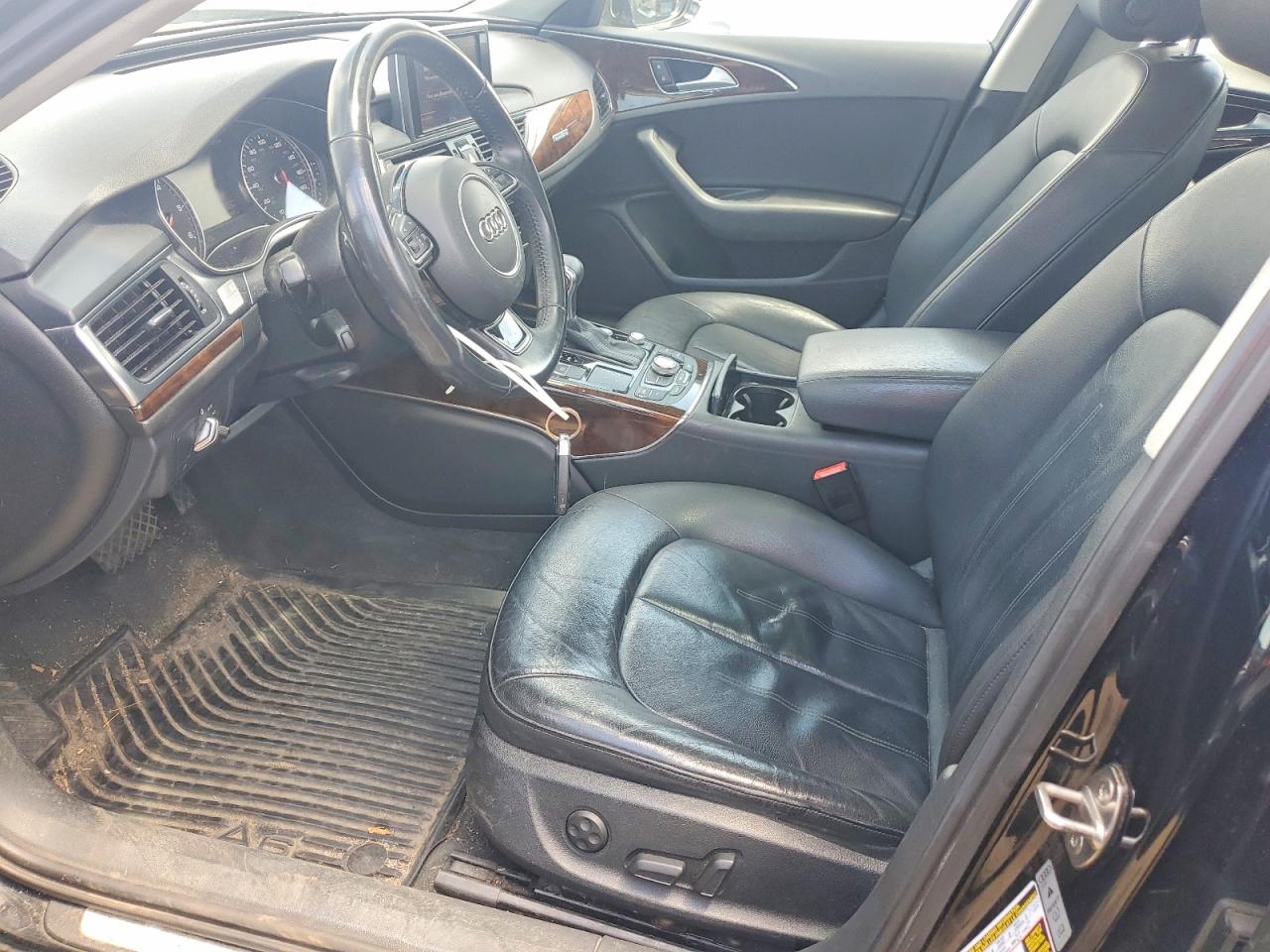 2015 Audi A6 Premium Plus Черный vin: WAUFMAFC0FN003317