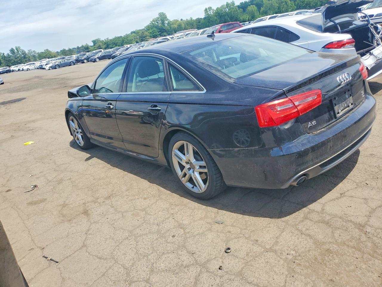 2015 Audi A6 Premium Plus Черный vin: WAUFMAFC0FN003317