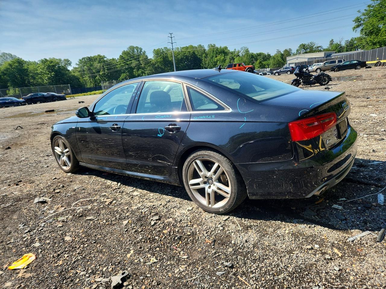 2015 Audi A6 Premium Plus Black vin: WAUFMAFC0FN035412
