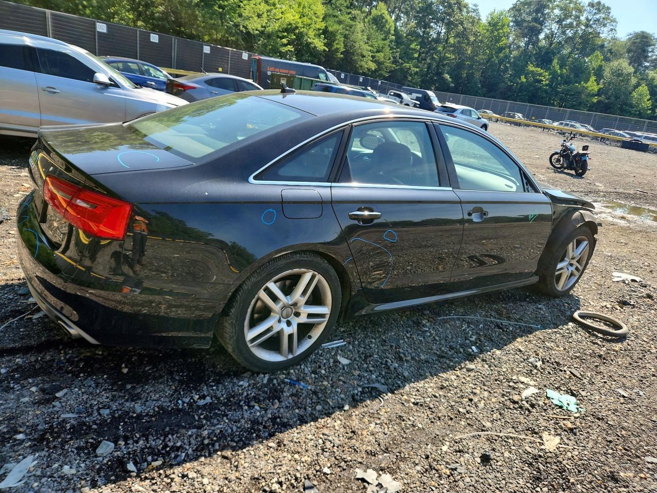 2015 Audi A6 Premium Plus Black vin: WAUFMAFC0FN035412