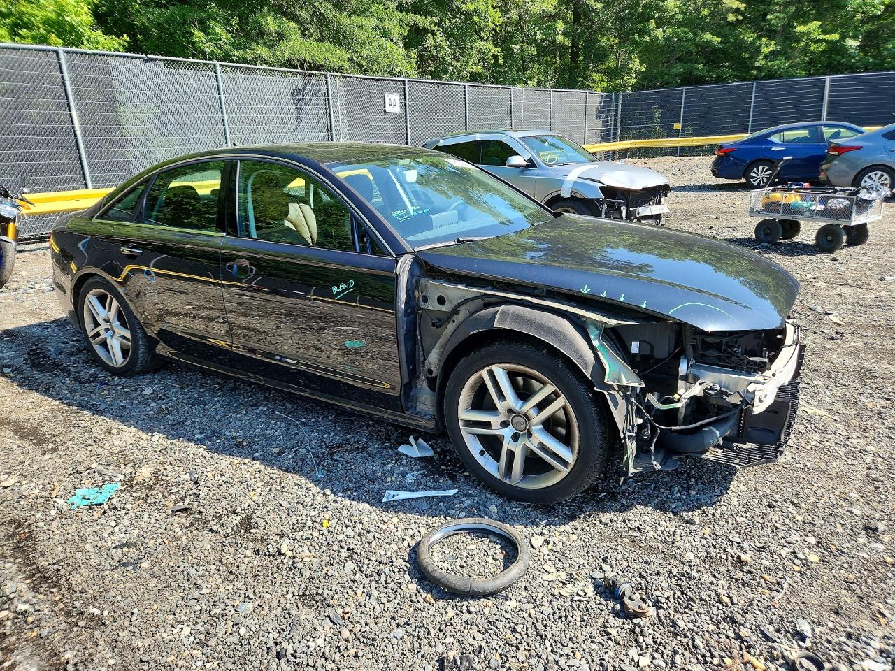 2015 Audi A6 Premium Plus Black vin: WAUFMAFC0FN035412