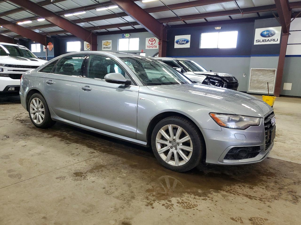 2015 Audi A6 Premium Plus Silver vin: WAUFMAFC2FN035928