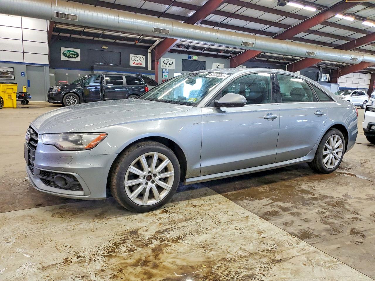 2015 Audi A6 Premium Plus Silver vin: WAUFMAFC2FN035928