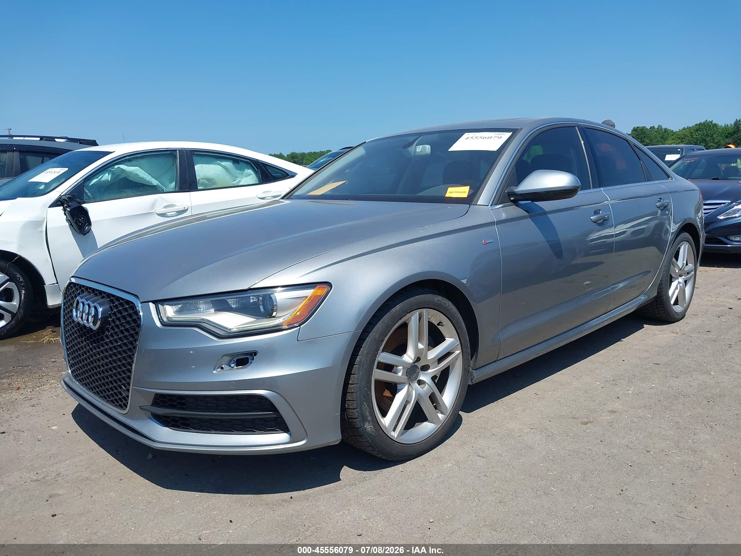 2015 Audi A6 3.0 Tdi Premium Plus Silver vin: WAUFMAFC4FN003305