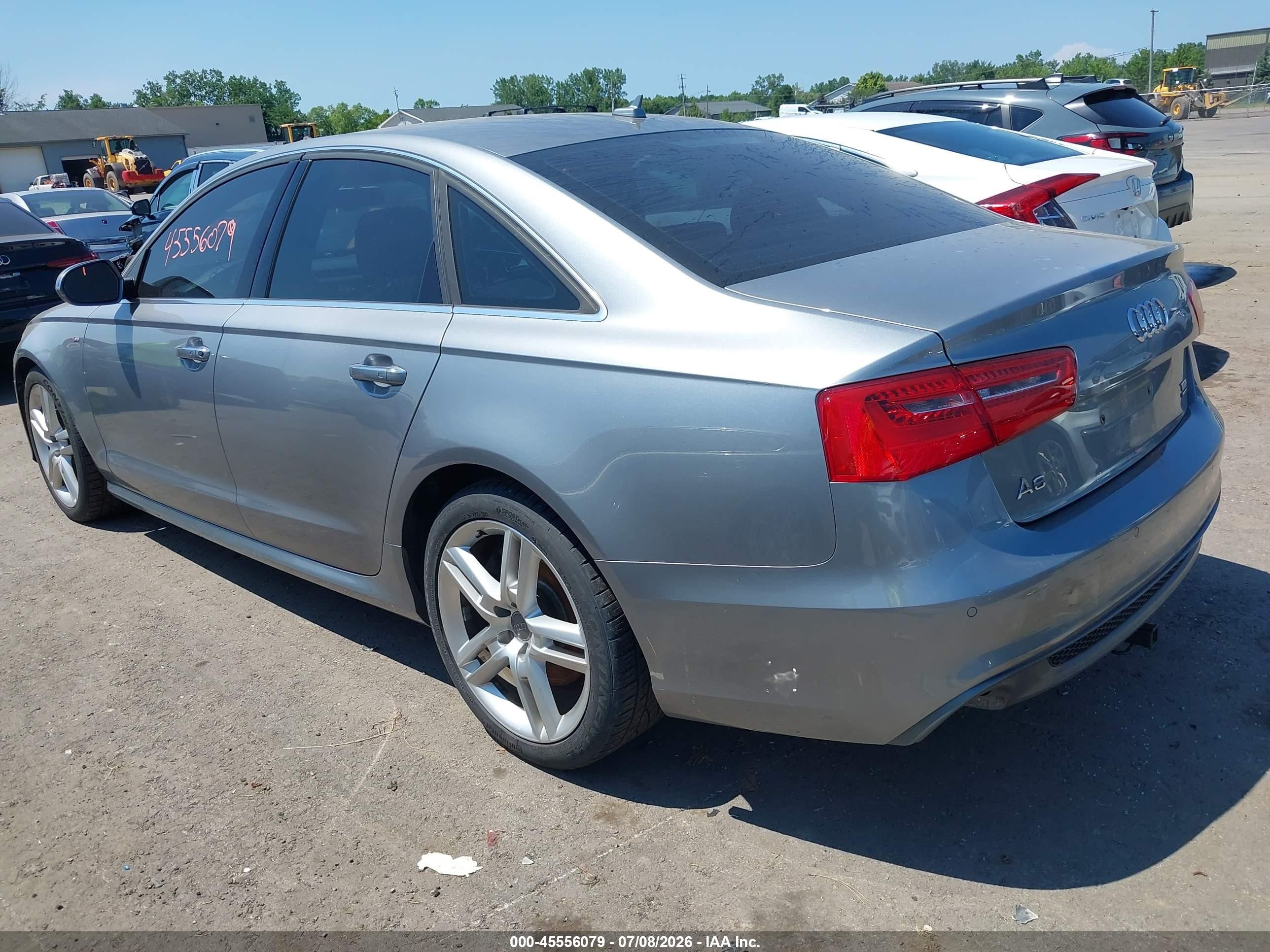 2015 Audi A6 3.0 Tdi Premium Plus Silver vin: WAUFMAFC4FN003305
