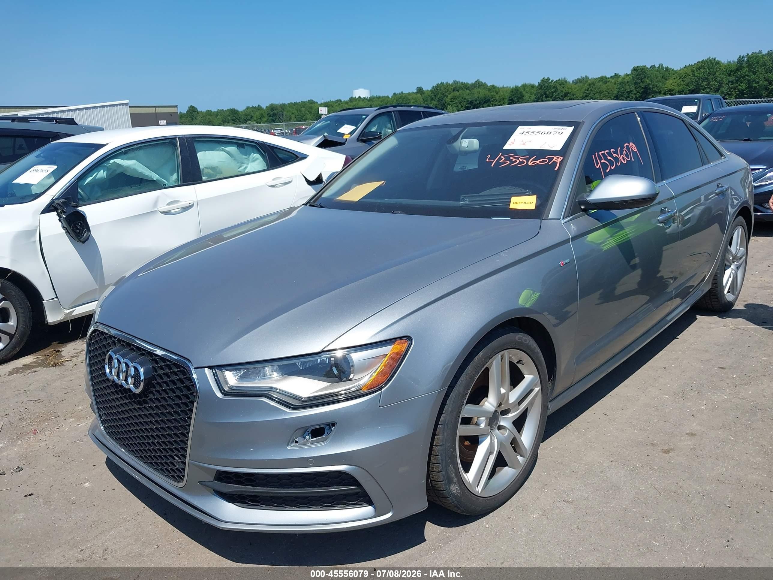 2015 Audi A6 3.0 Tdi Premium Plus Silver vin: WAUFMAFC4FN003305