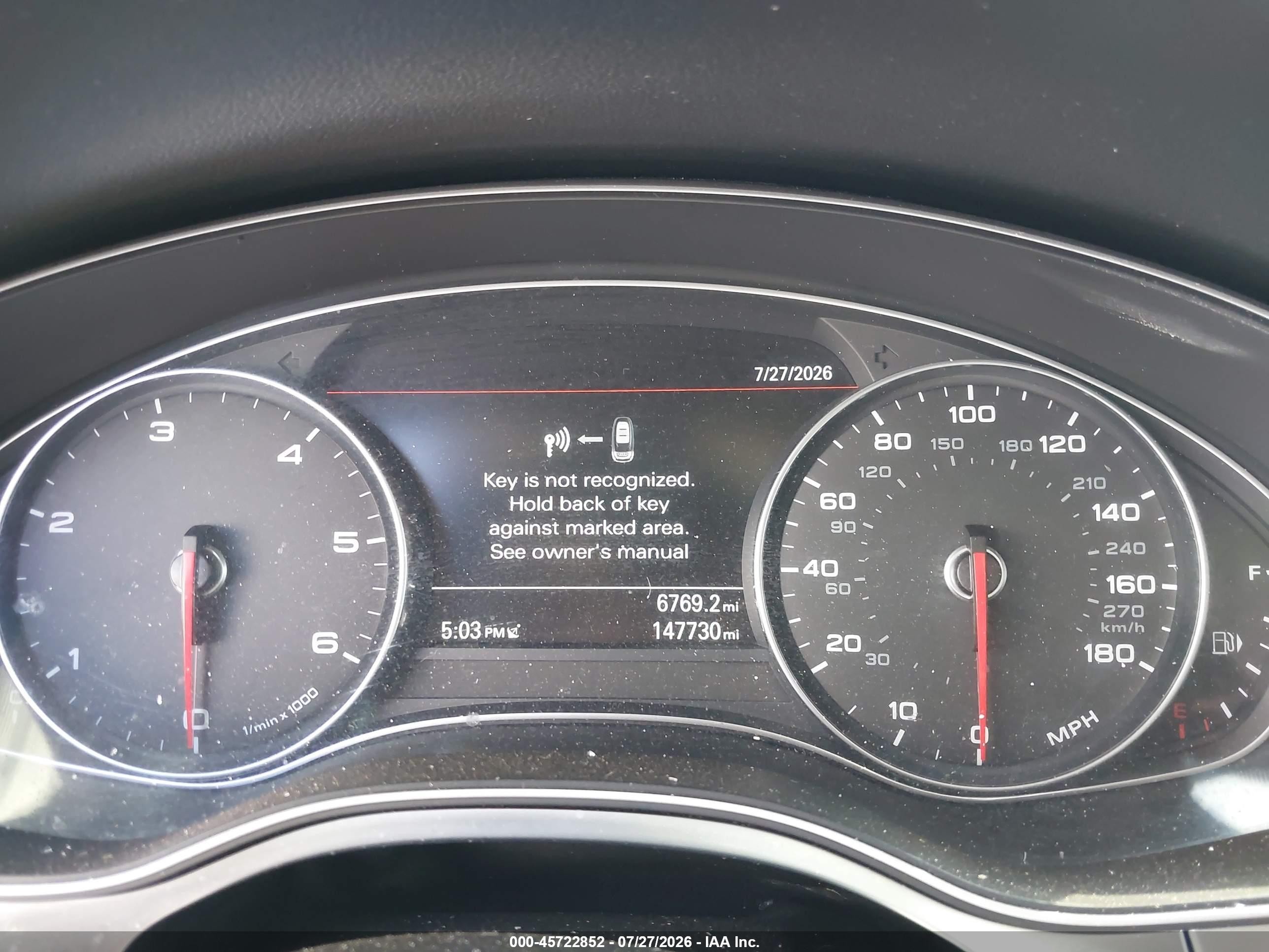 2015 Audi A6 3.0 Tdi Premium Plus Silver vin: WAUFMAFC4FN029287