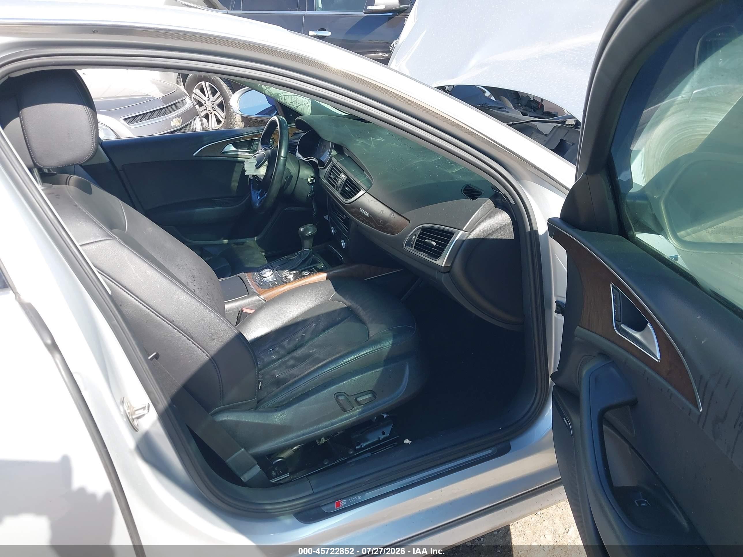 2015 Audi A6 3.0 Tdi Premium Plus Silver vin: WAUFMAFC4FN029287