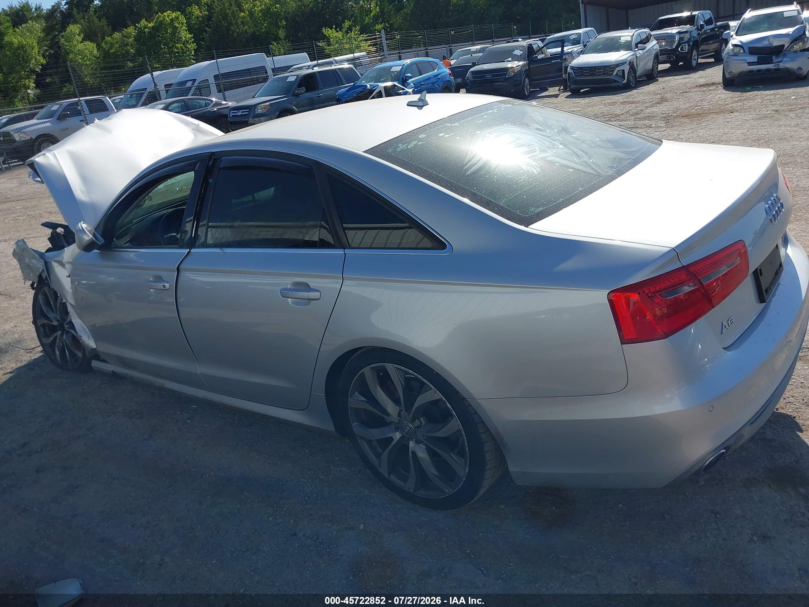 2015 Audi A6 3.0 Tdi Premium Plus Silver vin: WAUFMAFC4FN029287