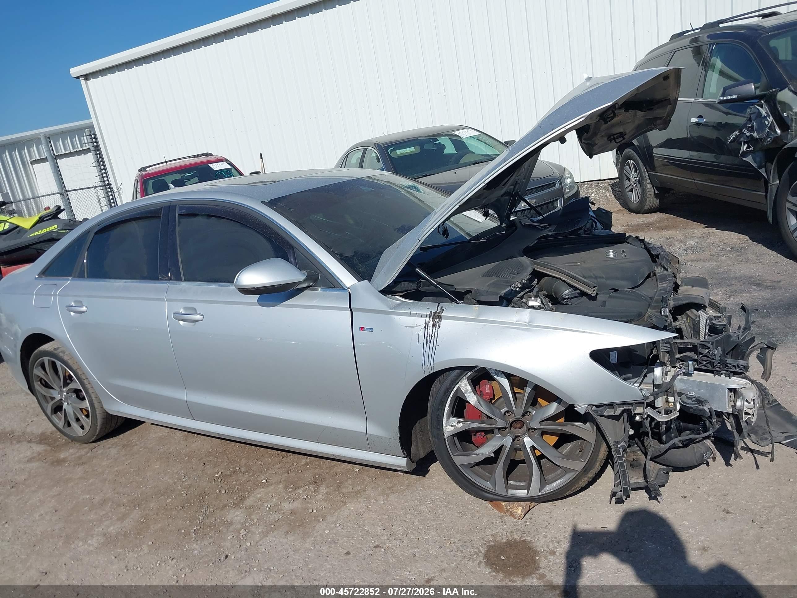 2015 Audi A6 3.0 Tdi Premium Plus Silver vin: WAUFMAFC4FN029287