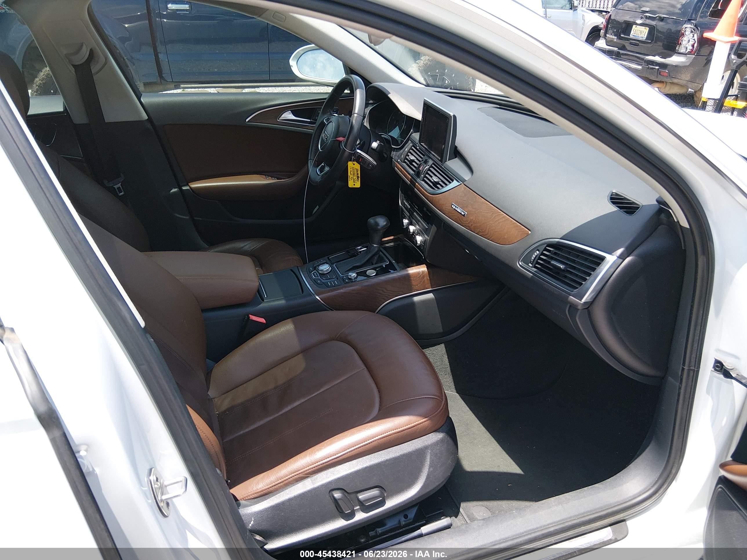 2014 Audi A6 3.0 Tdi Premium Plus White vin: WAUFMAFC5EN028079