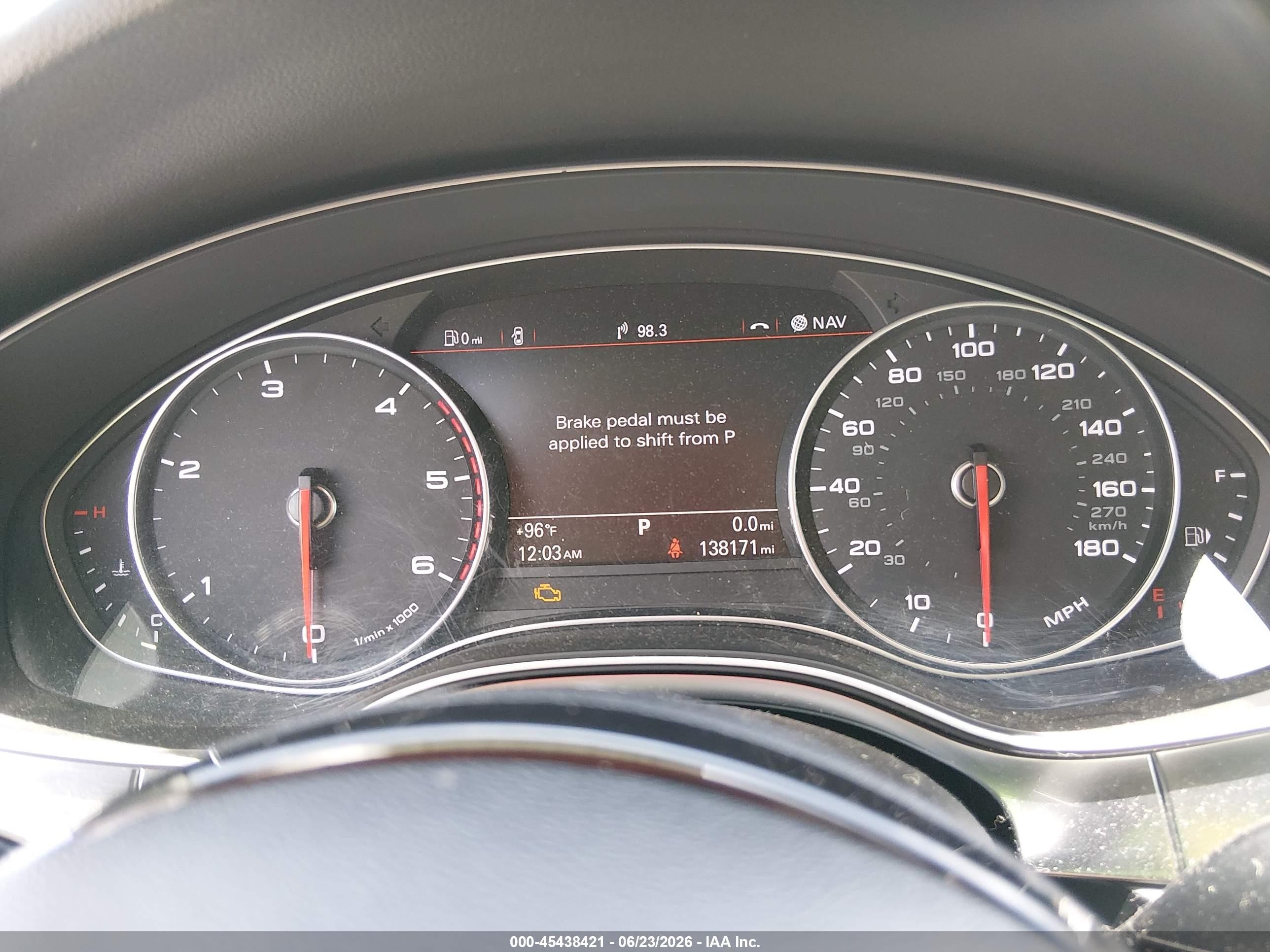 2014 Audi A6 3.0 Tdi Premium Plus White vin: WAUFMAFC5EN028079