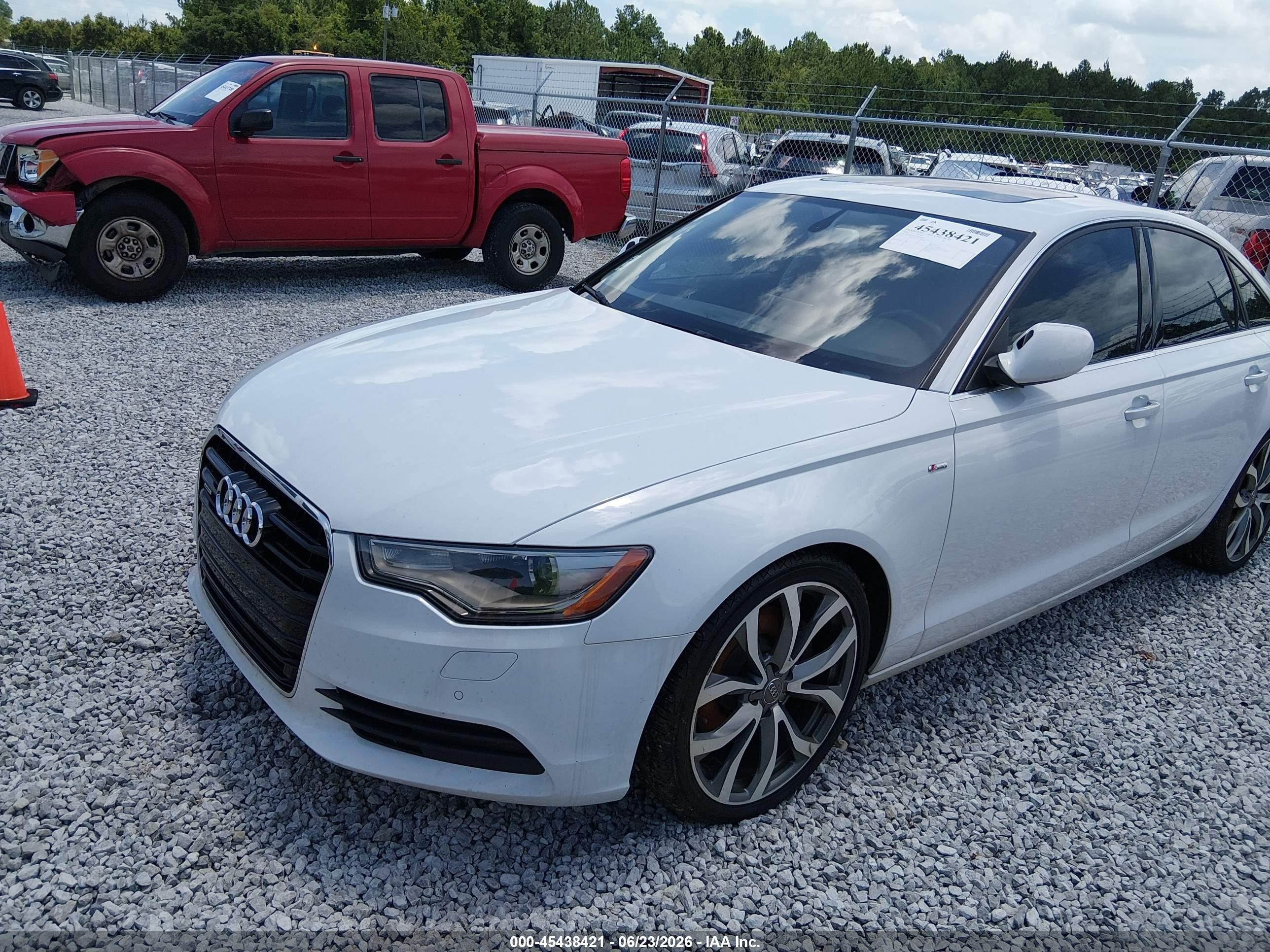 2014 Audi A6 3.0 Tdi Premium Plus White vin: WAUFMAFC5EN028079