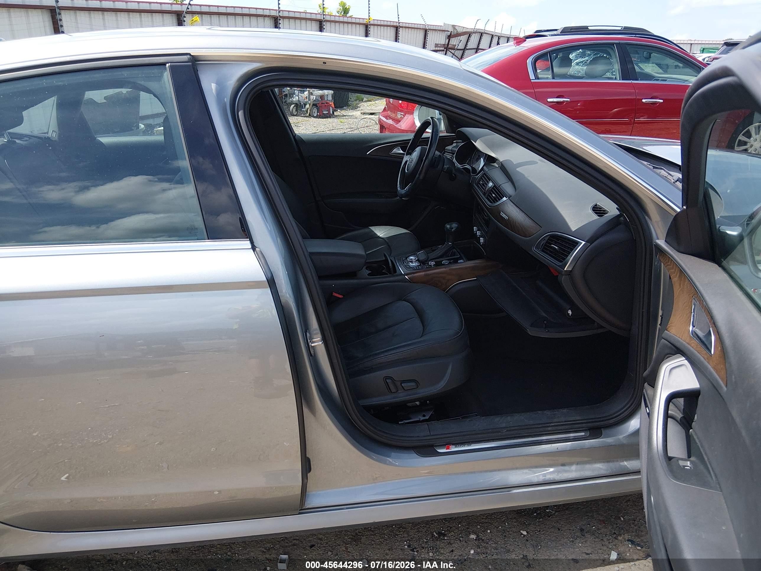 2015 Audi A6 3.0 Tdi Premium Plus Silver vin: WAUFMAFC6FN015830