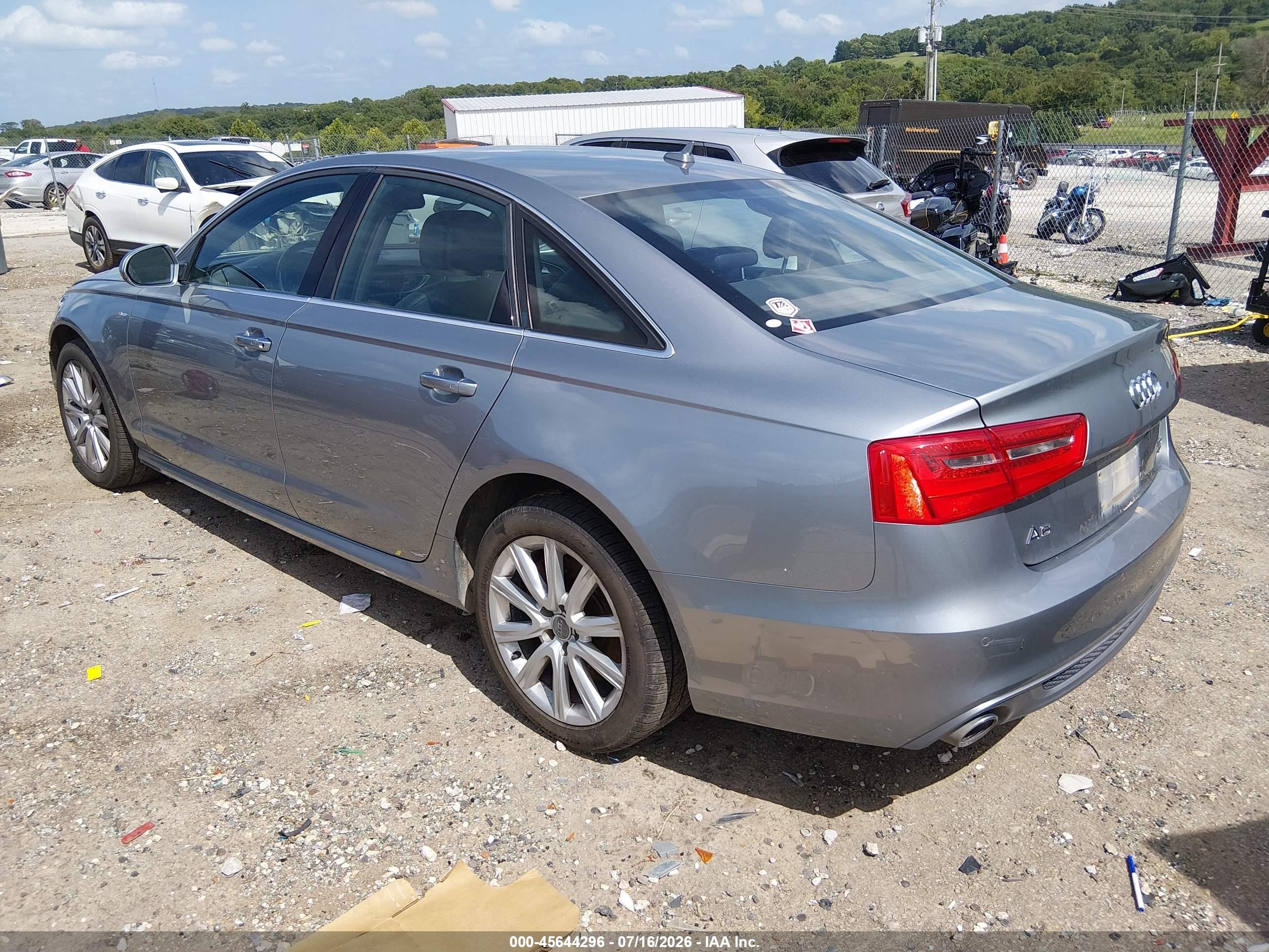2015 Audi A6 3.0 Tdi Premium Plus Silver vin: WAUFMAFC6FN015830