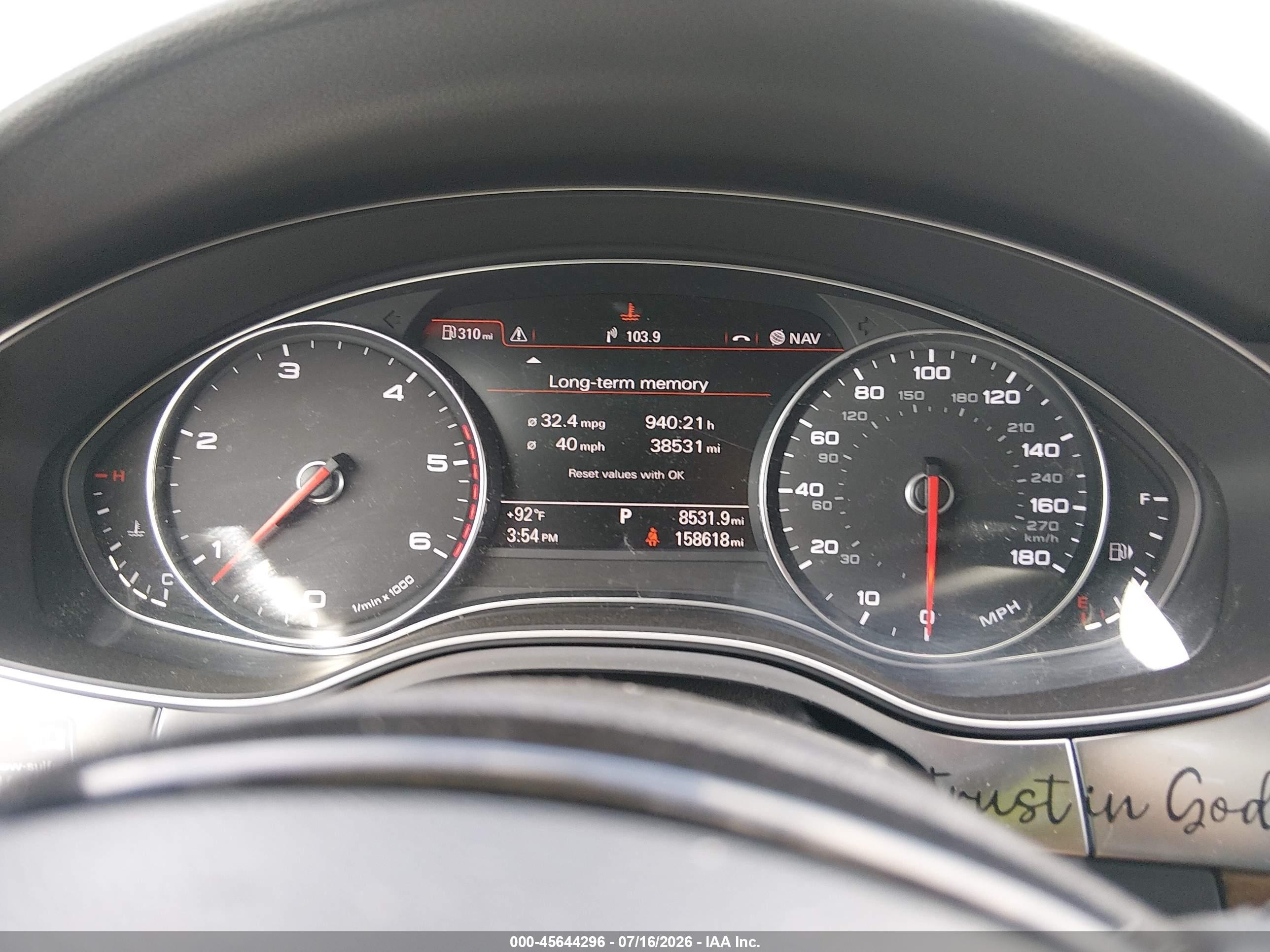 2015 Audi A6 3.0 Tdi Premium Plus Silver vin: WAUFMAFC6FN015830