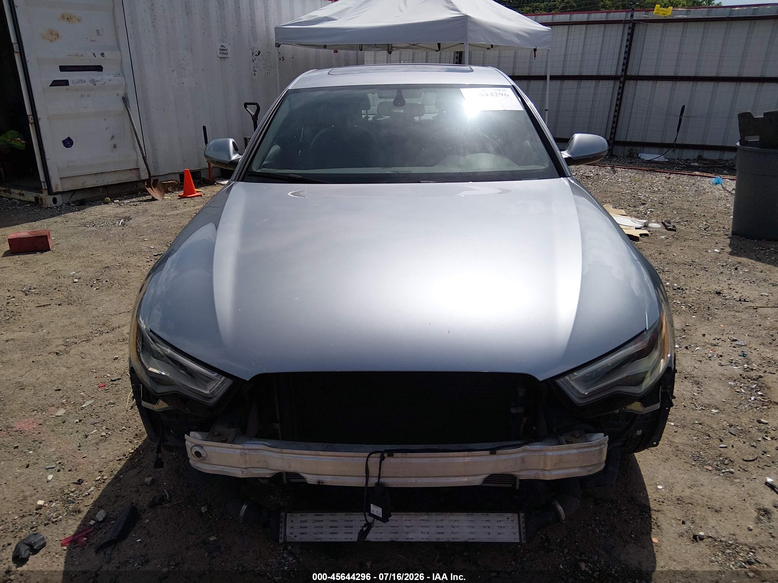 2015 Audi A6 3.0 Tdi Premium Plus Silver vin: WAUFMAFC6FN015830