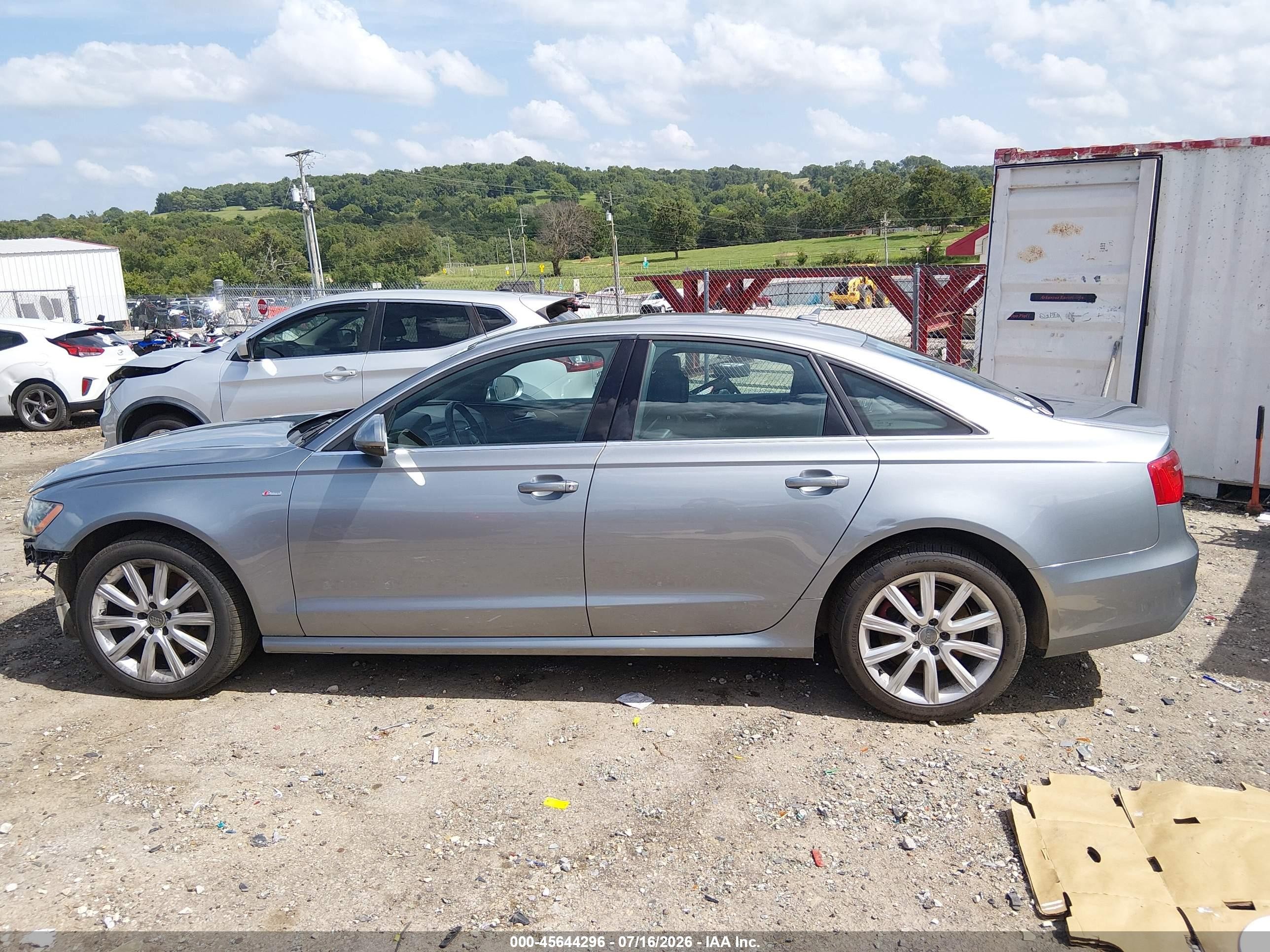 2015 Audi A6 3.0 Tdi Premium Plus Silver vin: WAUFMAFC6FN015830