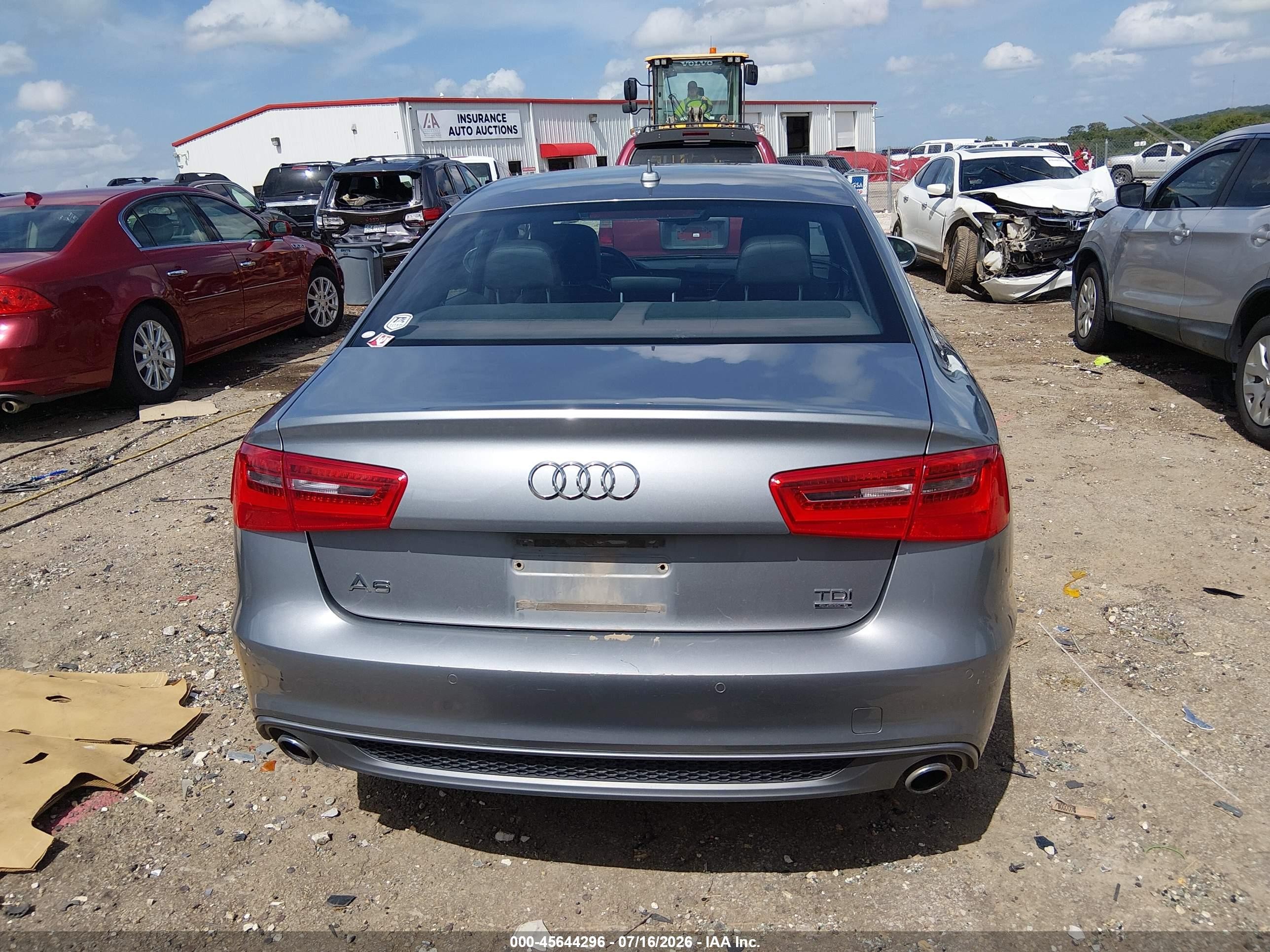 2015 Audi A6 3.0 Tdi Premium Plus Silver vin: WAUFMAFC6FN015830