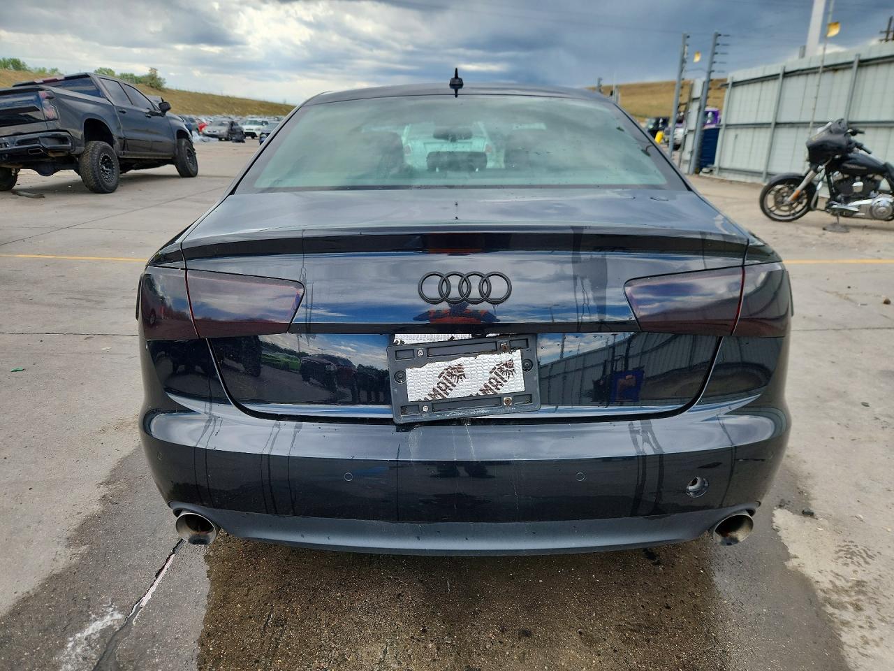 2014 Audi A6 Premium Plus Black vin: WAUFMAFC9EN148709